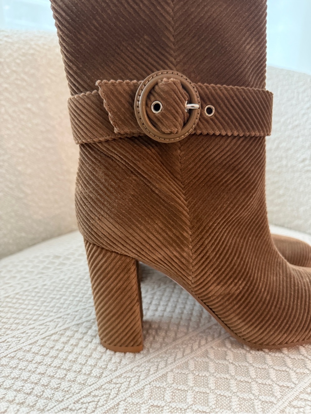 Gianvito Rossi Lucas Corduroy Boots (NWOB)